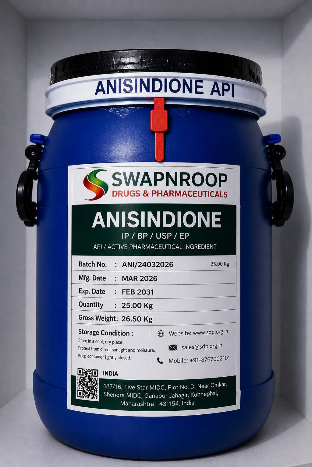 Anisindione API Manufacturer Maharashtra India