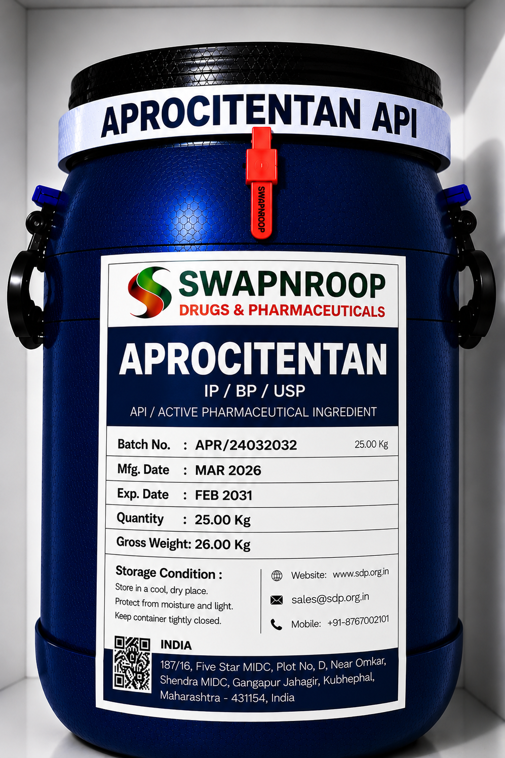 Aprocitentan API Manufacturer Maharashtra India