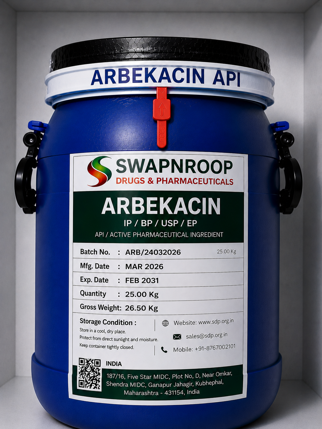 Arbekacin API Manufacturer Maharashtra India