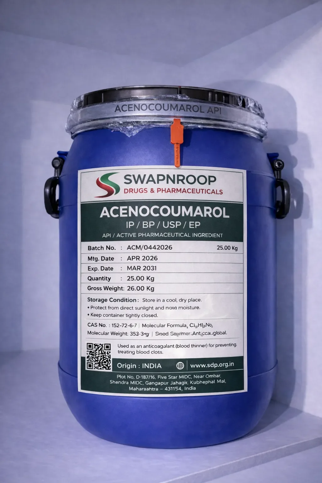 Acenocoumarol API