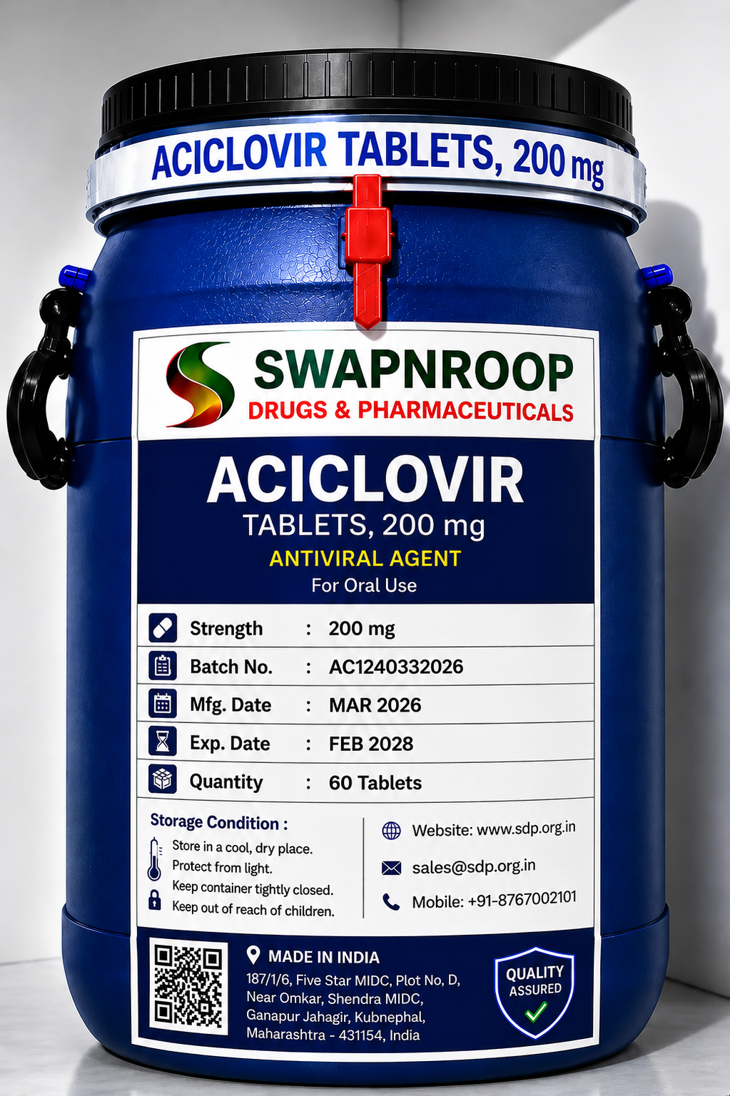 Aciclovir API Manufacturer India