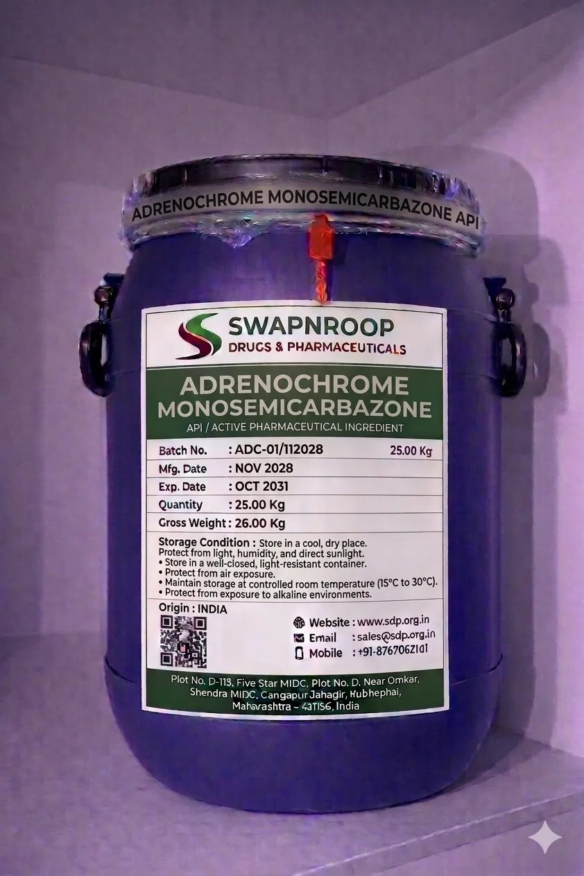 Adrenochrome Monosemicarbazone API