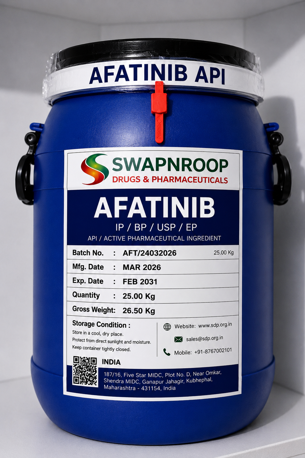 Afatinib API Manufacturer India