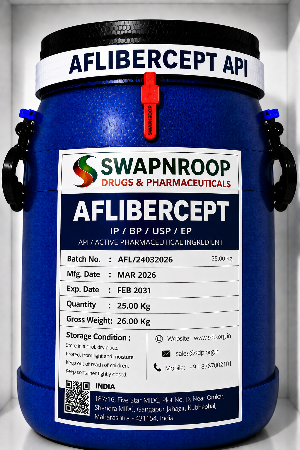 Aflibercept API Manufacturer India