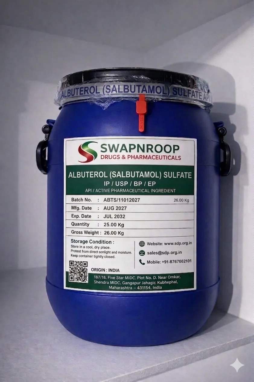 Albuterol (Salbutamol) Sulfate API
