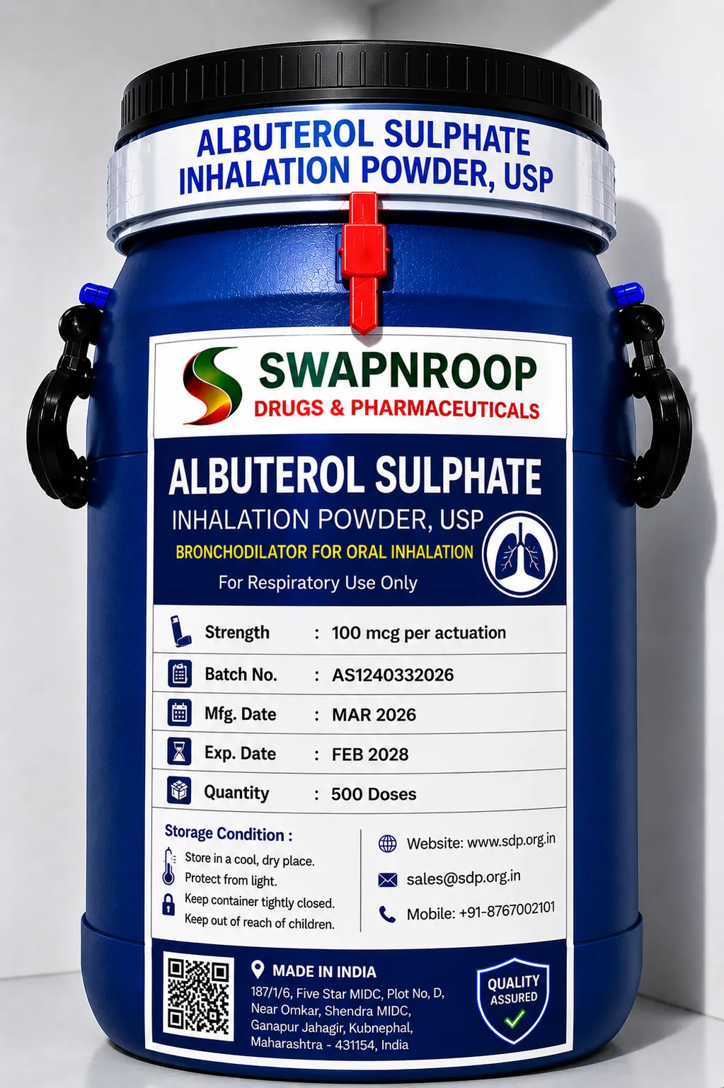 ALBUTEROL SULPHATE API