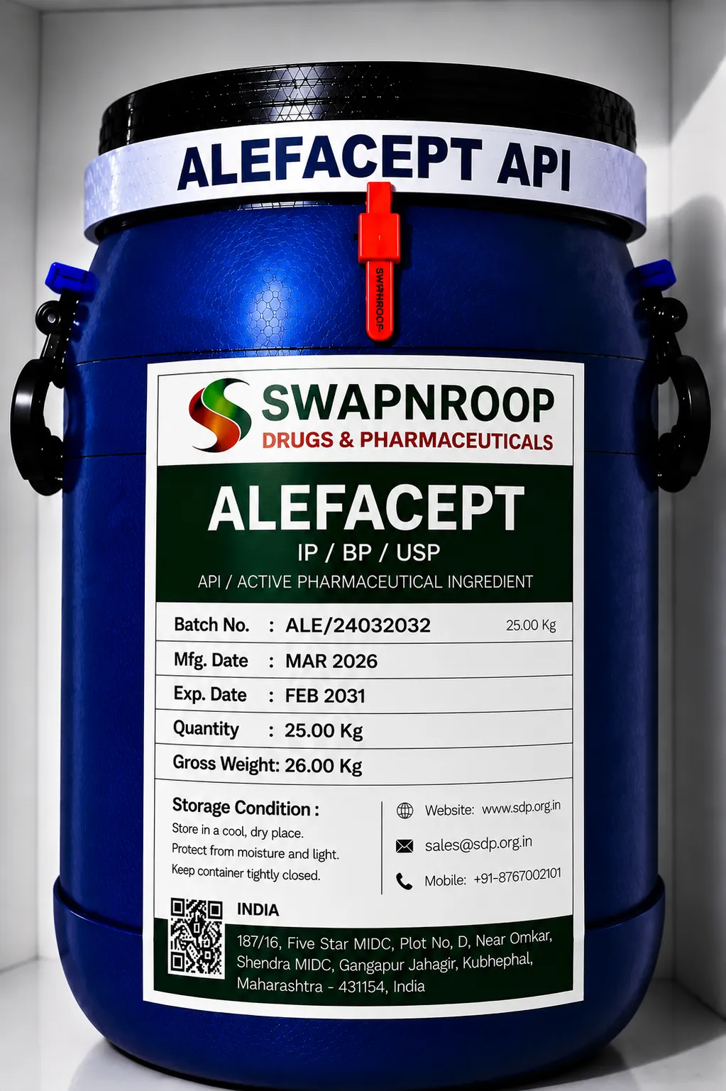 Alefacept API Supplier Maharashtra India