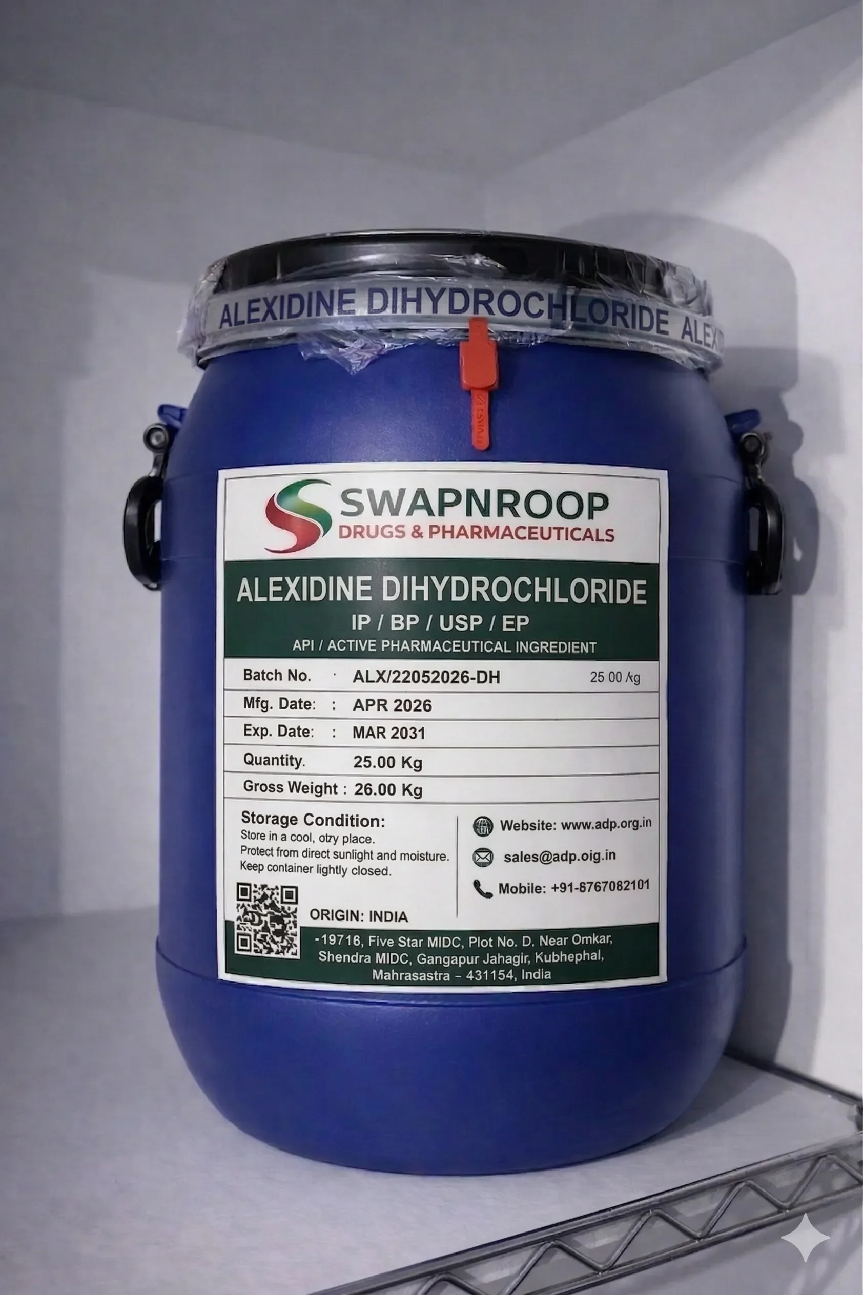 Alexidine Dihydrochloride API