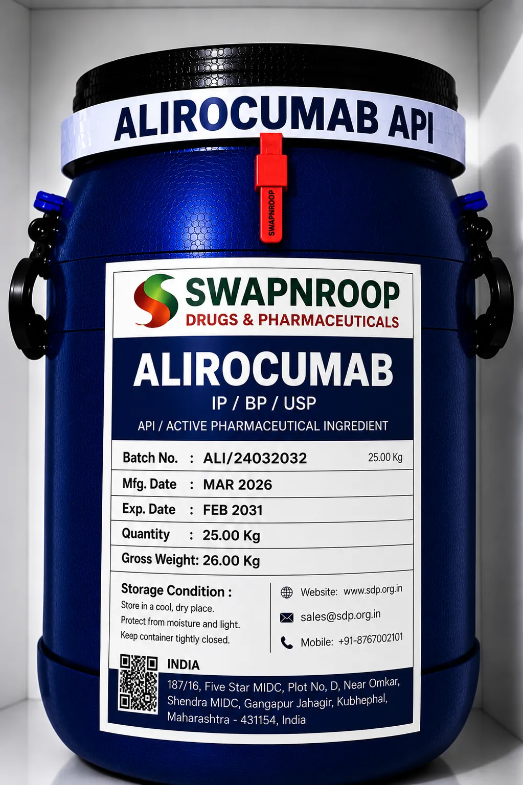 Alirocumab API (IP/BP/EP/USP)