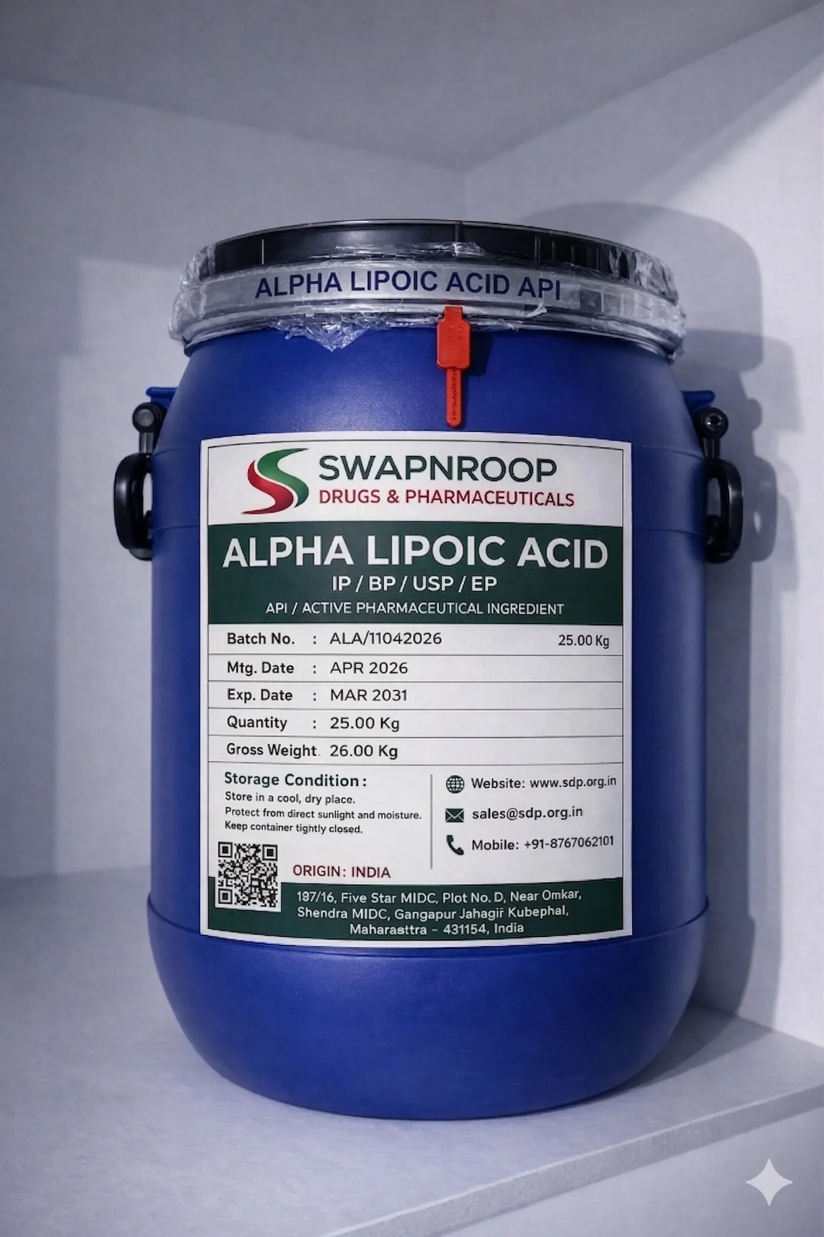 Alpha Lipoic Acid API