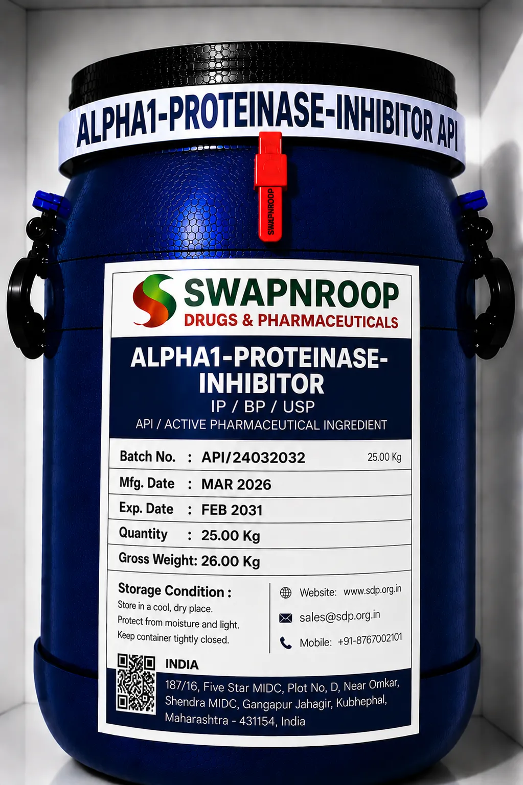 Alpha1-Proteinase Inhibitor API (IP/BP/EP/USP)