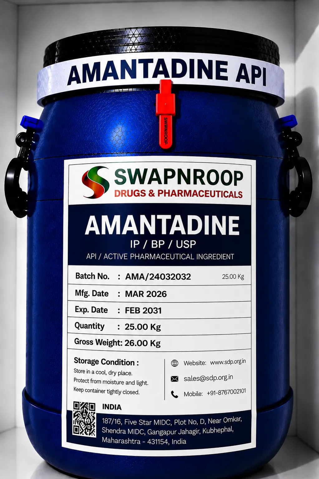 Amantadine API (IP/BP/EP/USP)