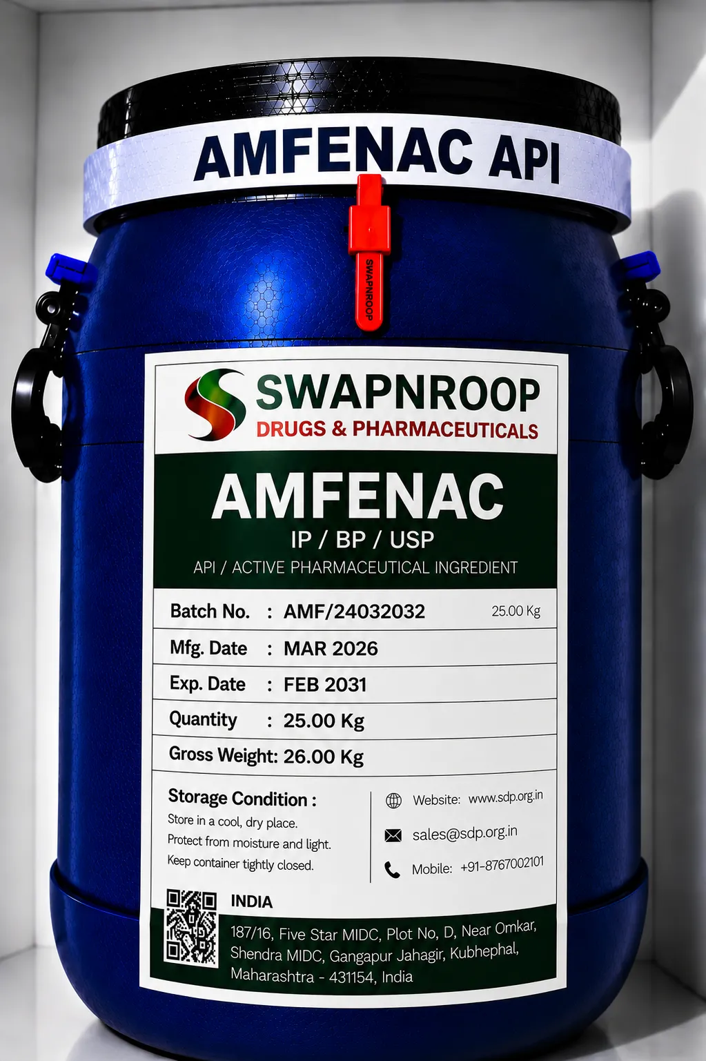 Amfenac API (IP/BP/EP/USP)