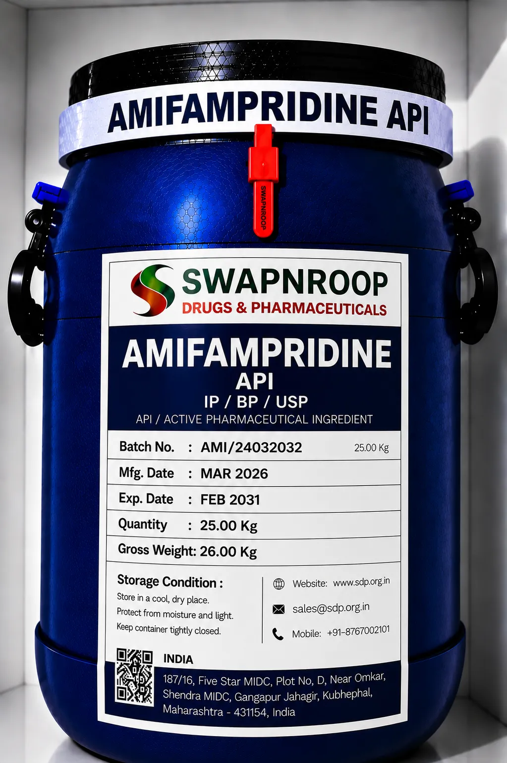 Amifampridine API (IP/BP/EP/USP)