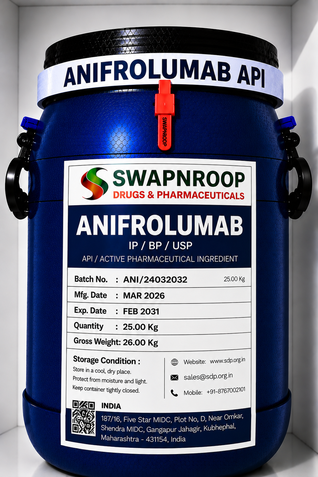 Anifrolumab API Manufacturer Maharashtra India