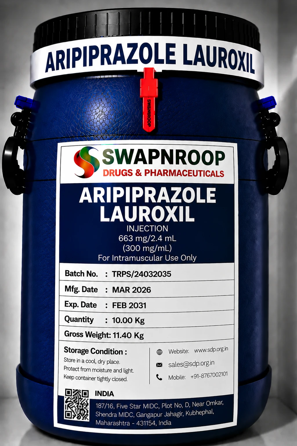 Aripiprazole Lauroxil API Manufacturer India