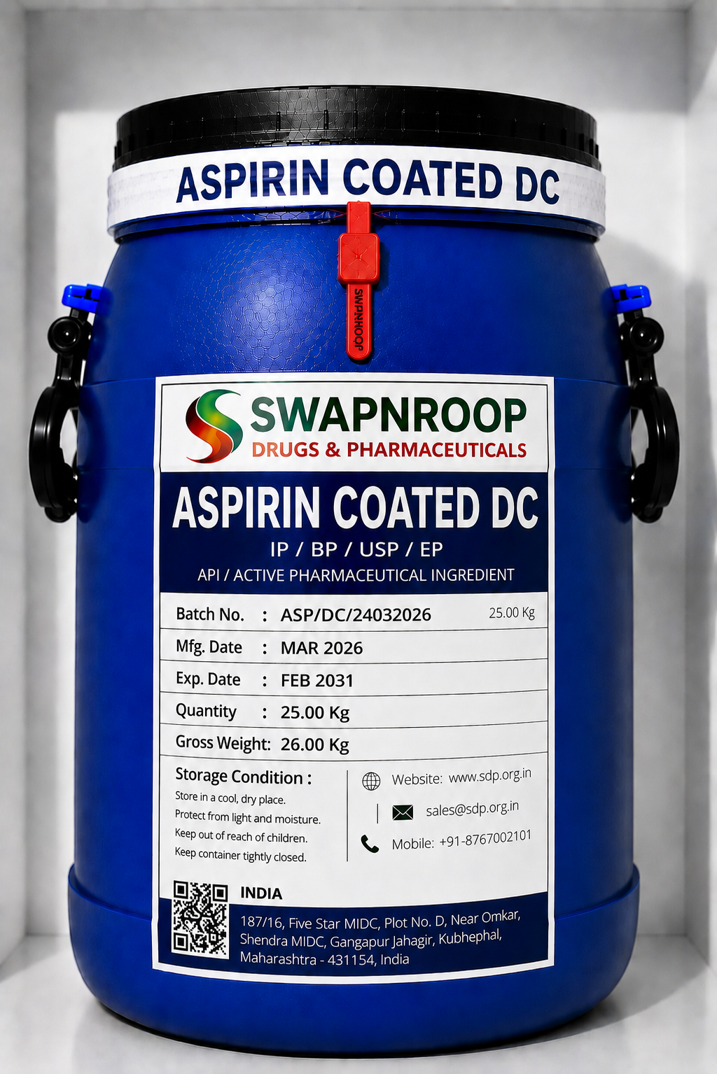 Aspirin Coated DC Granules
