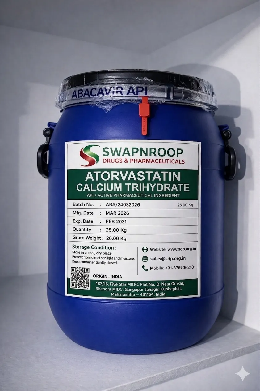 Atorvastatin Calcium Trihydrate API