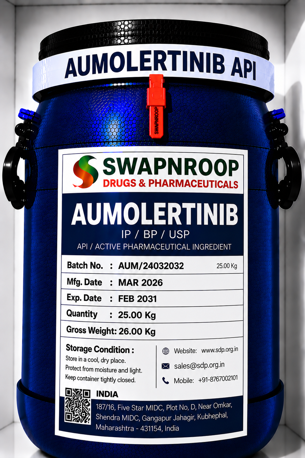 Aumolertinib API Manufacturer India