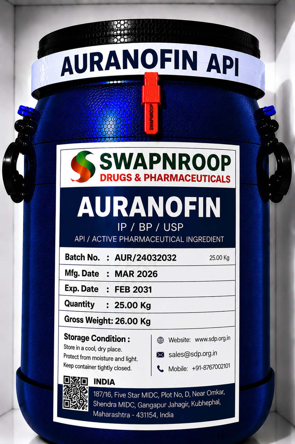 Auranofin API Manufacturer India
