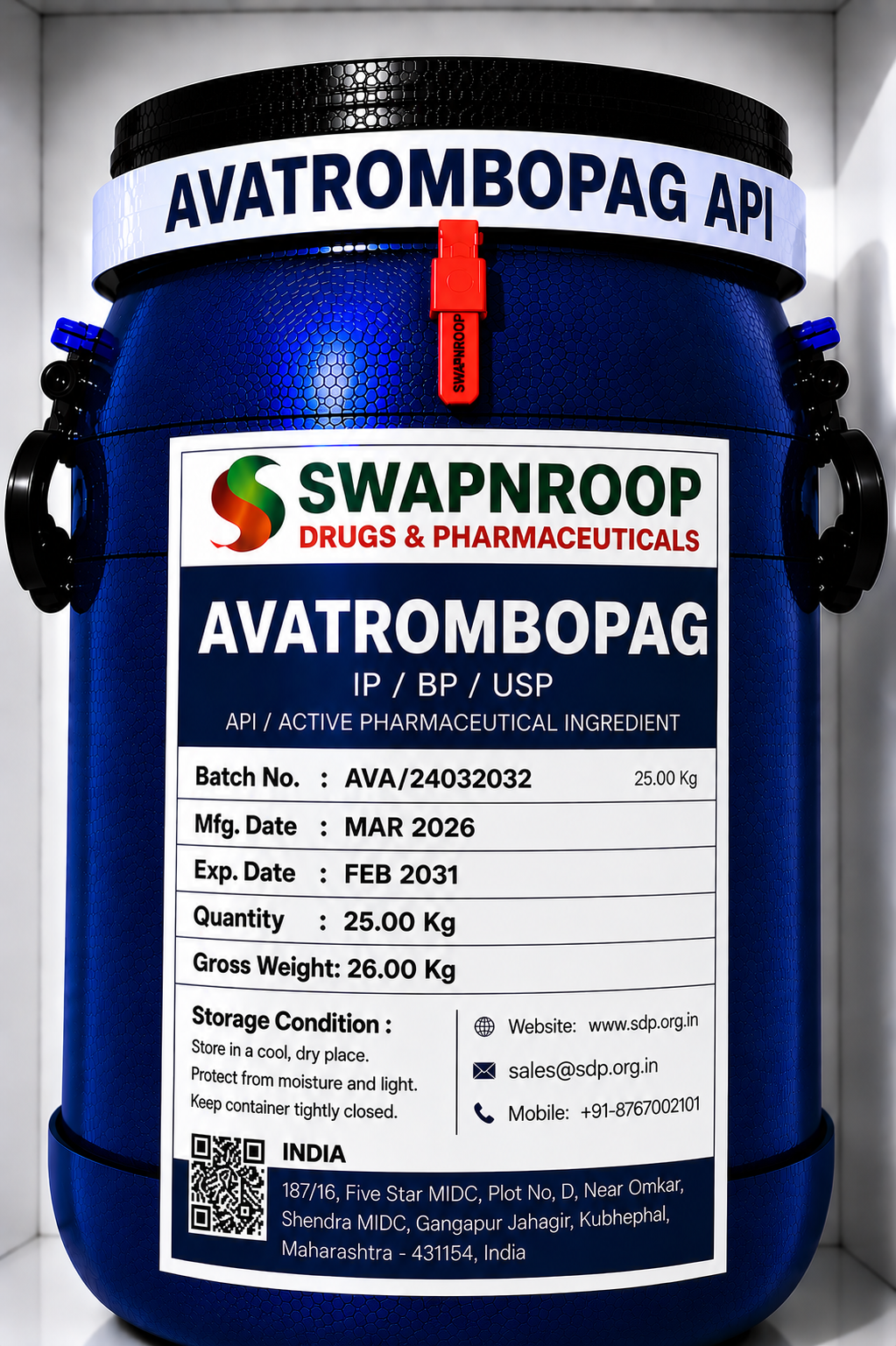 Avatrombopag API Manufacturer India