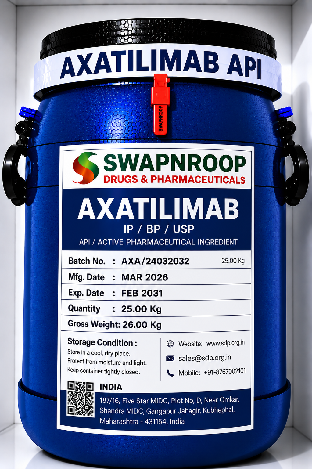 Axatilimab API Manufacturer India