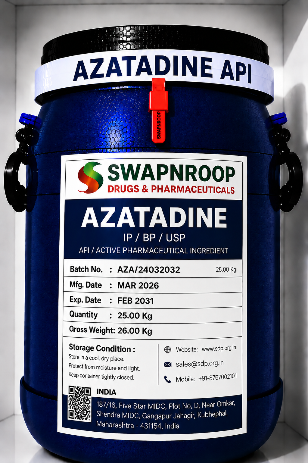 Azatadine API Manufacturer India