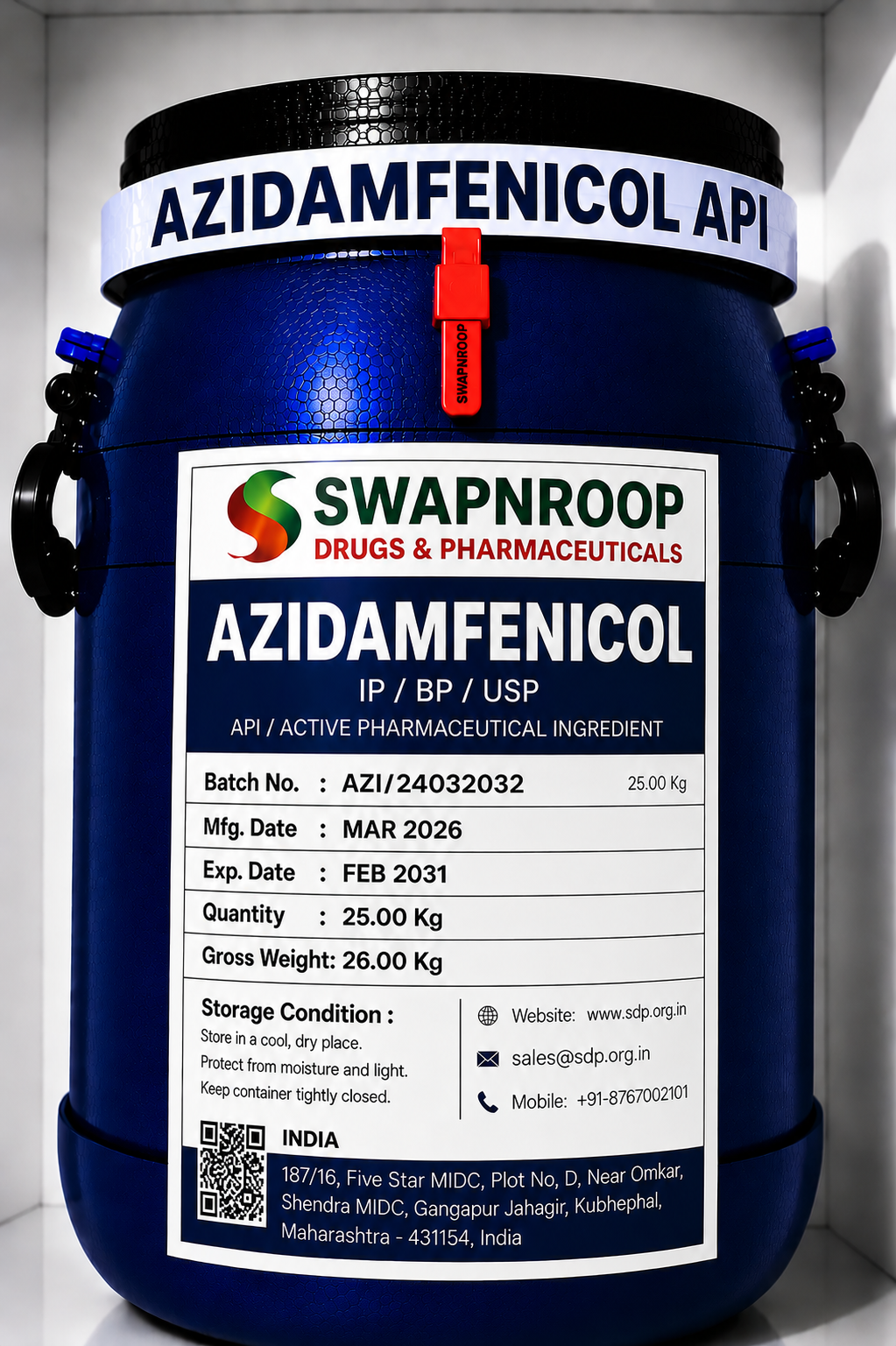 Azidamfenicol API Manufacturer India