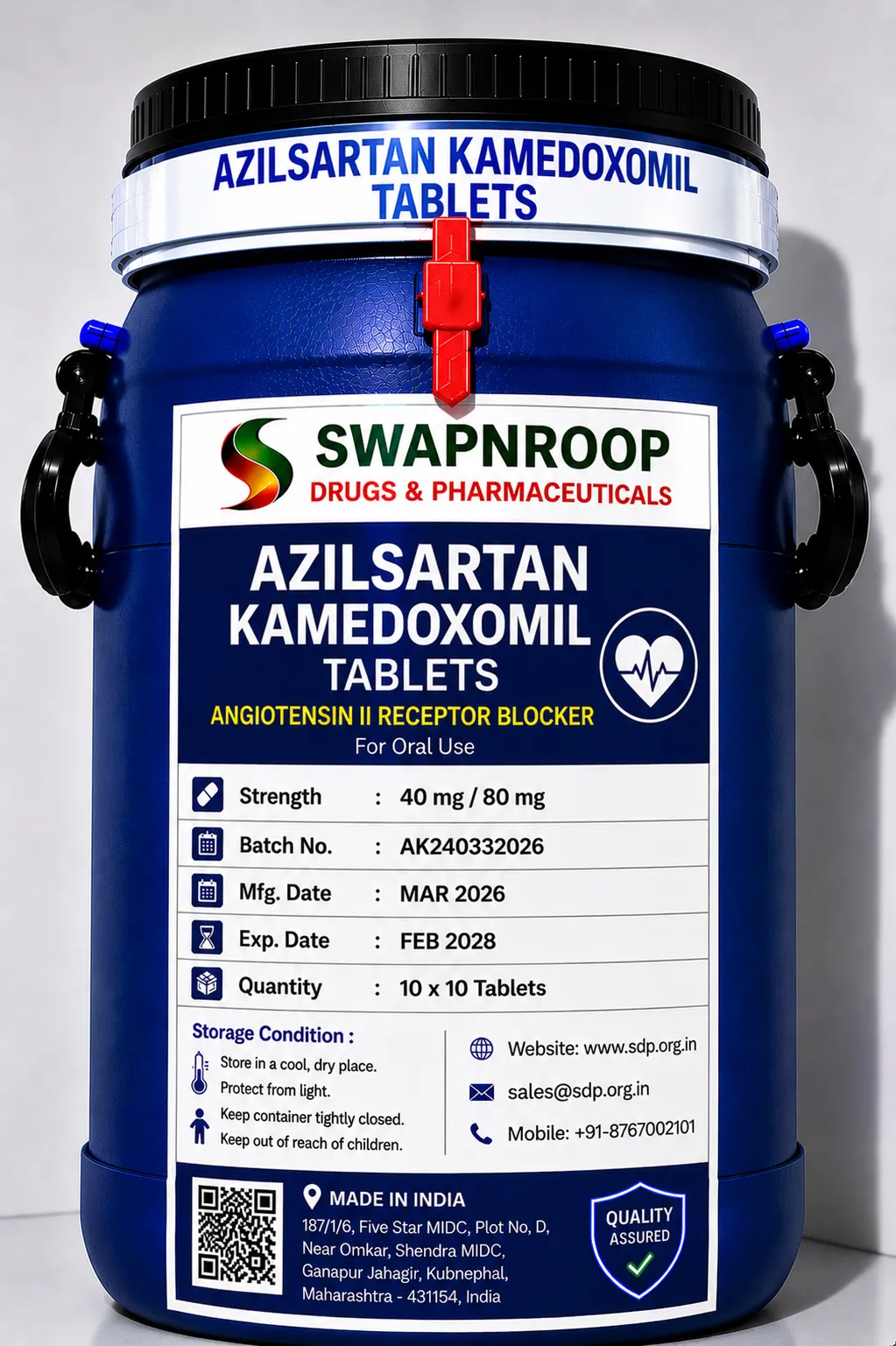 AZILSARTAN KAMEDOXOMIL API