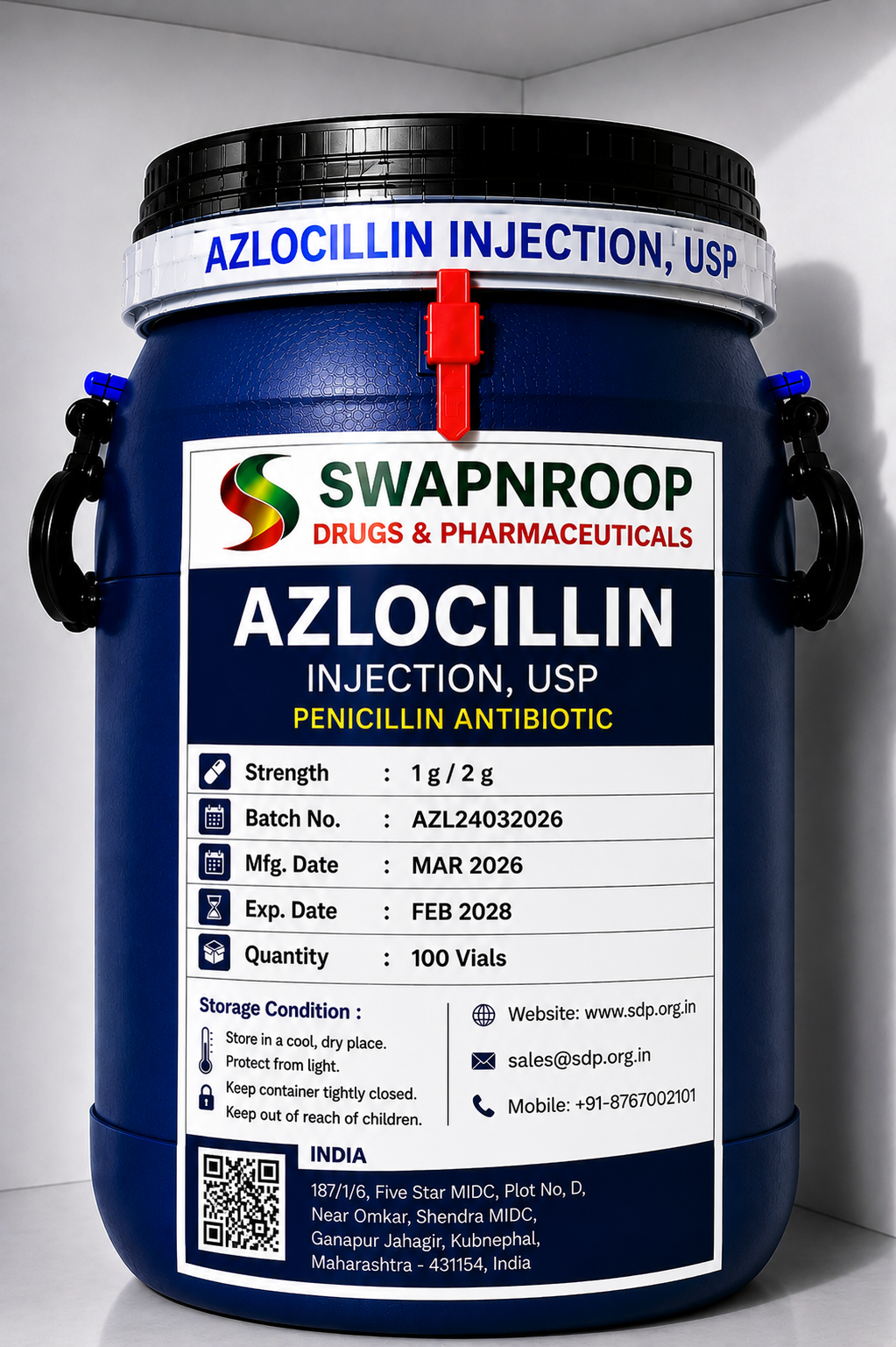 Azlocillin API Manufacturer India
