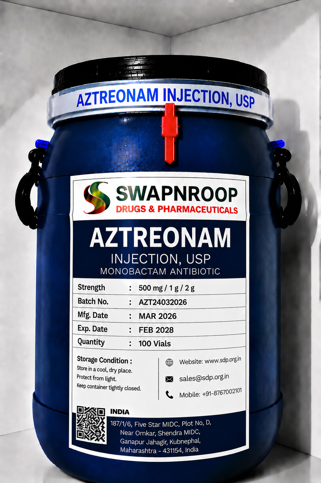 Aztreonam API Manufacturer India