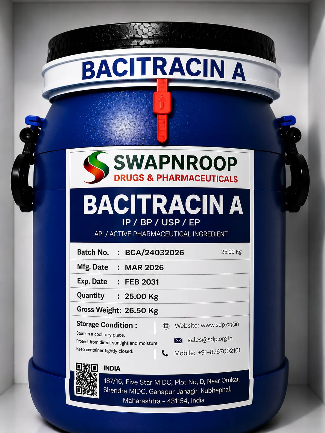 Bacitracin A API Manufacturer India