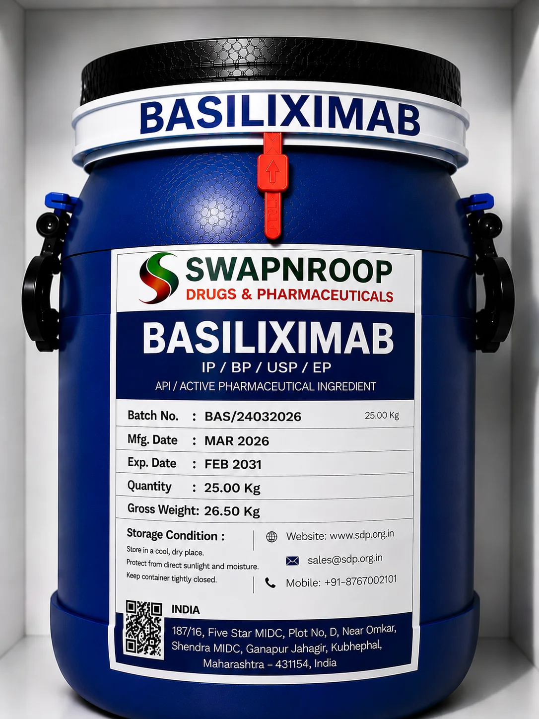 Basiliximab API Manufacturer India