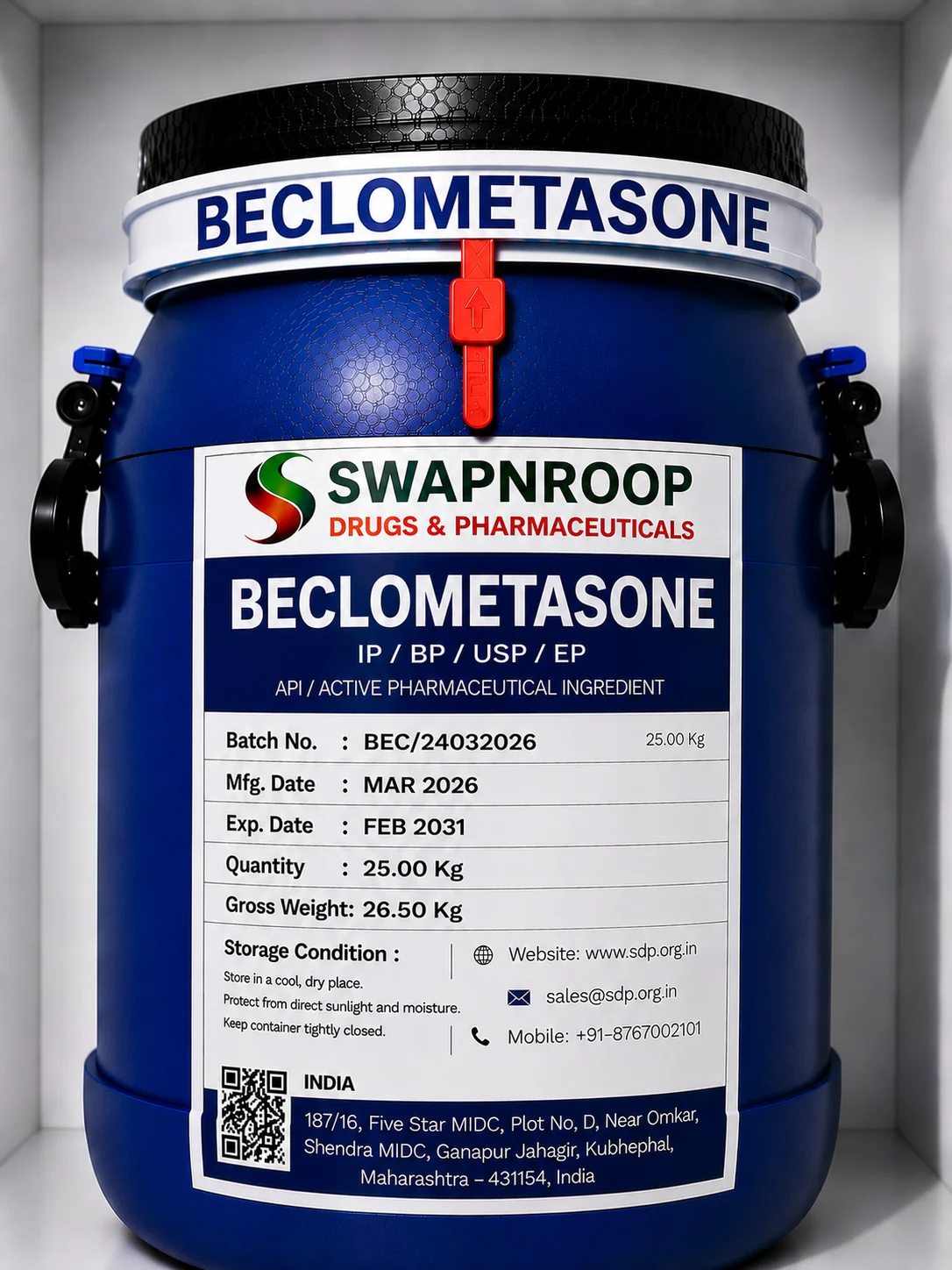 Beclometasone API Manufacturer India