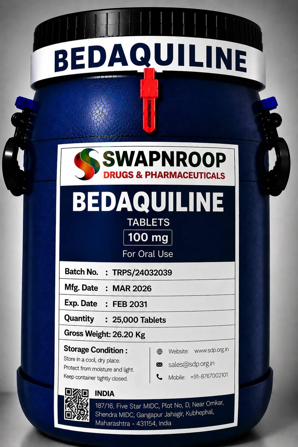 Bedaquiline API Manufacturer India