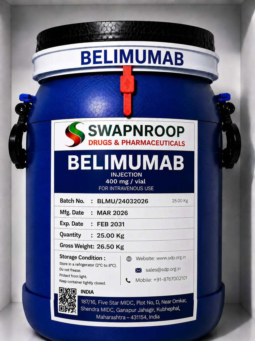 Belimumab API Manufacturer India