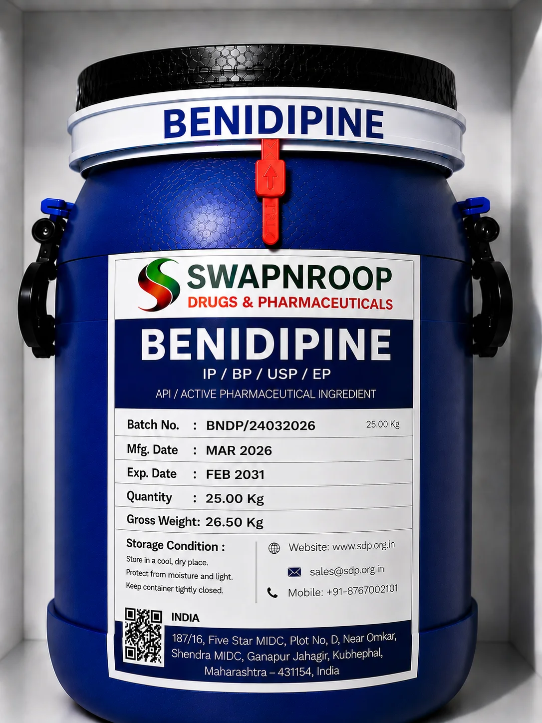 Benidipine API Manufacturer India
