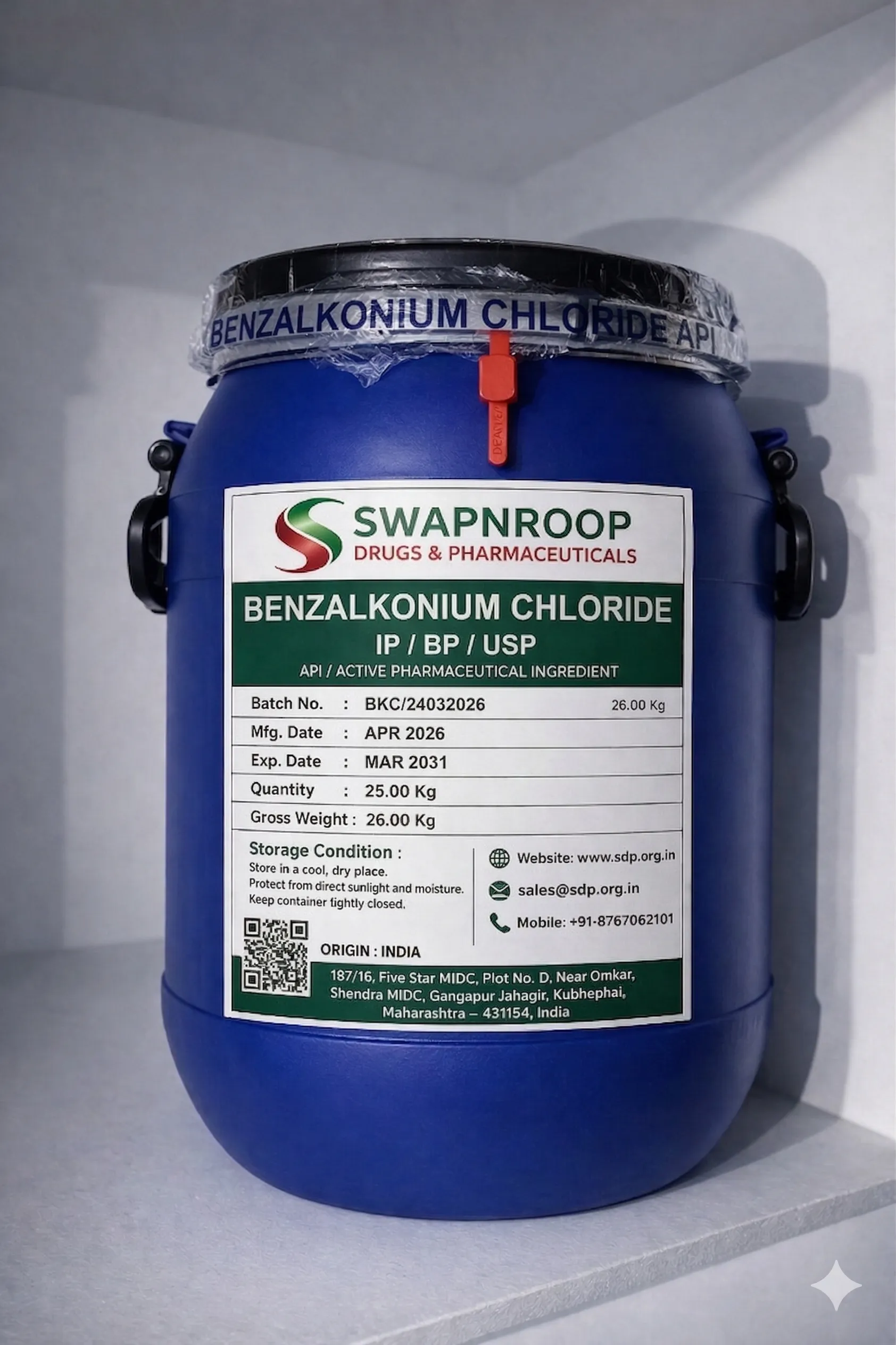 Benzalkonium Chloride API