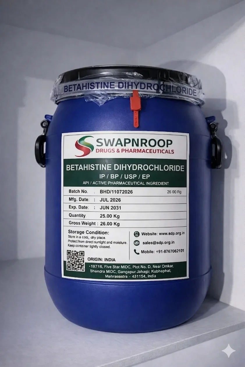 Betahistine Dihydrochloride API