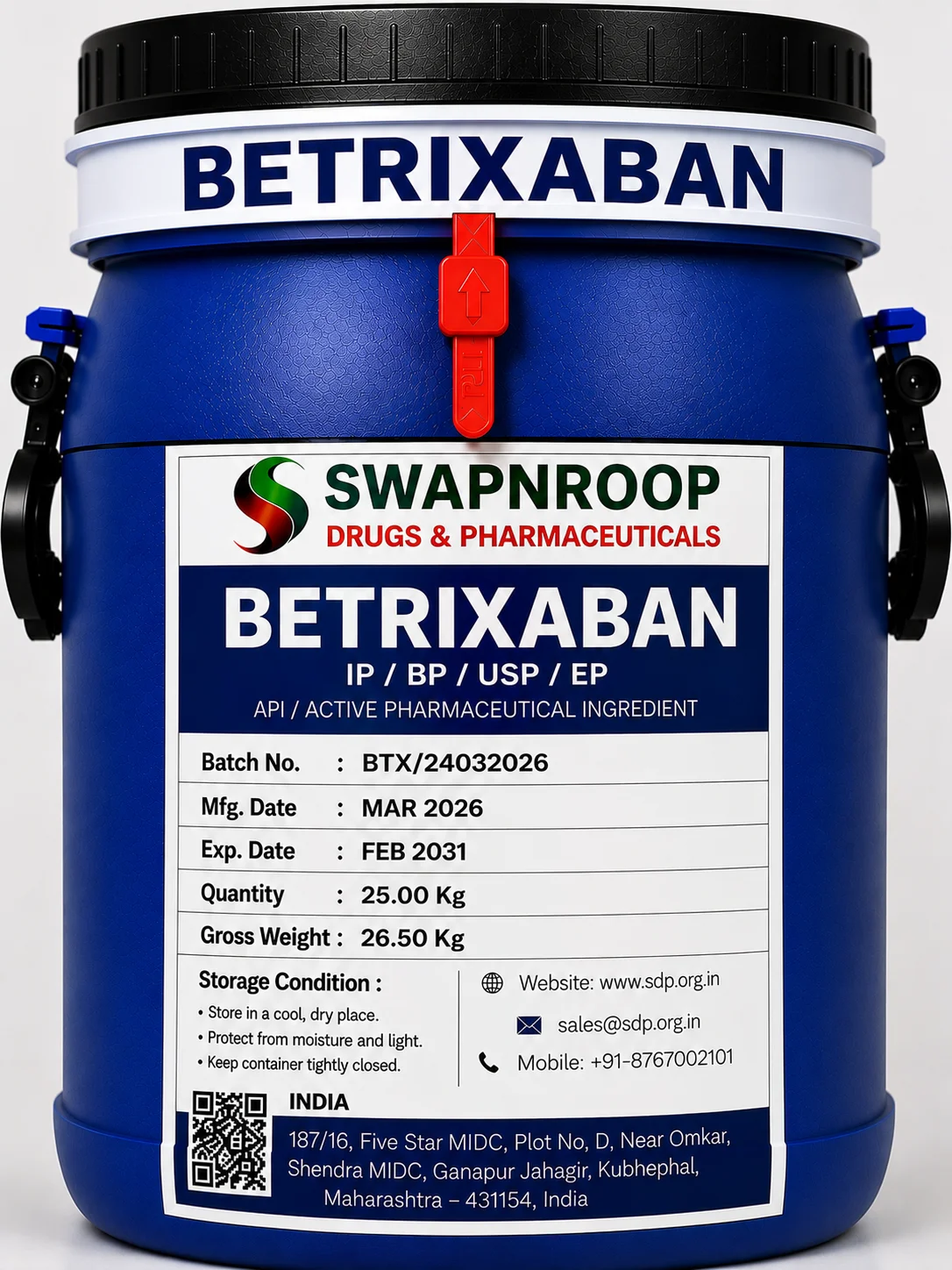 Betrixaban API Manufacturer India