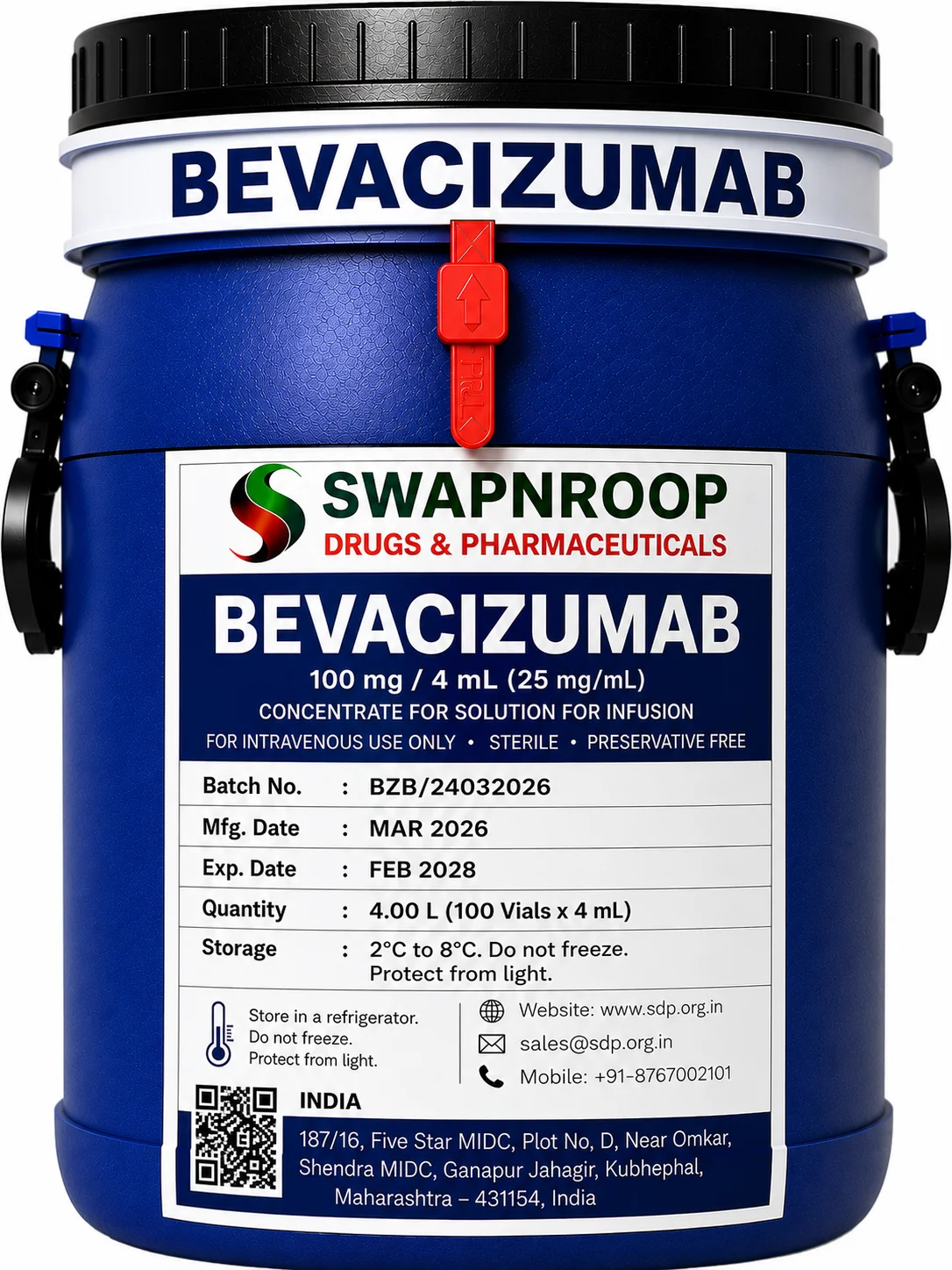 Bevacizumab API Manufacturer India