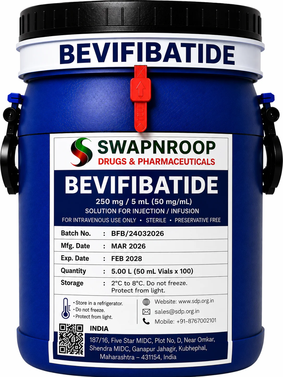 Bevifibatide API Manufacturer India