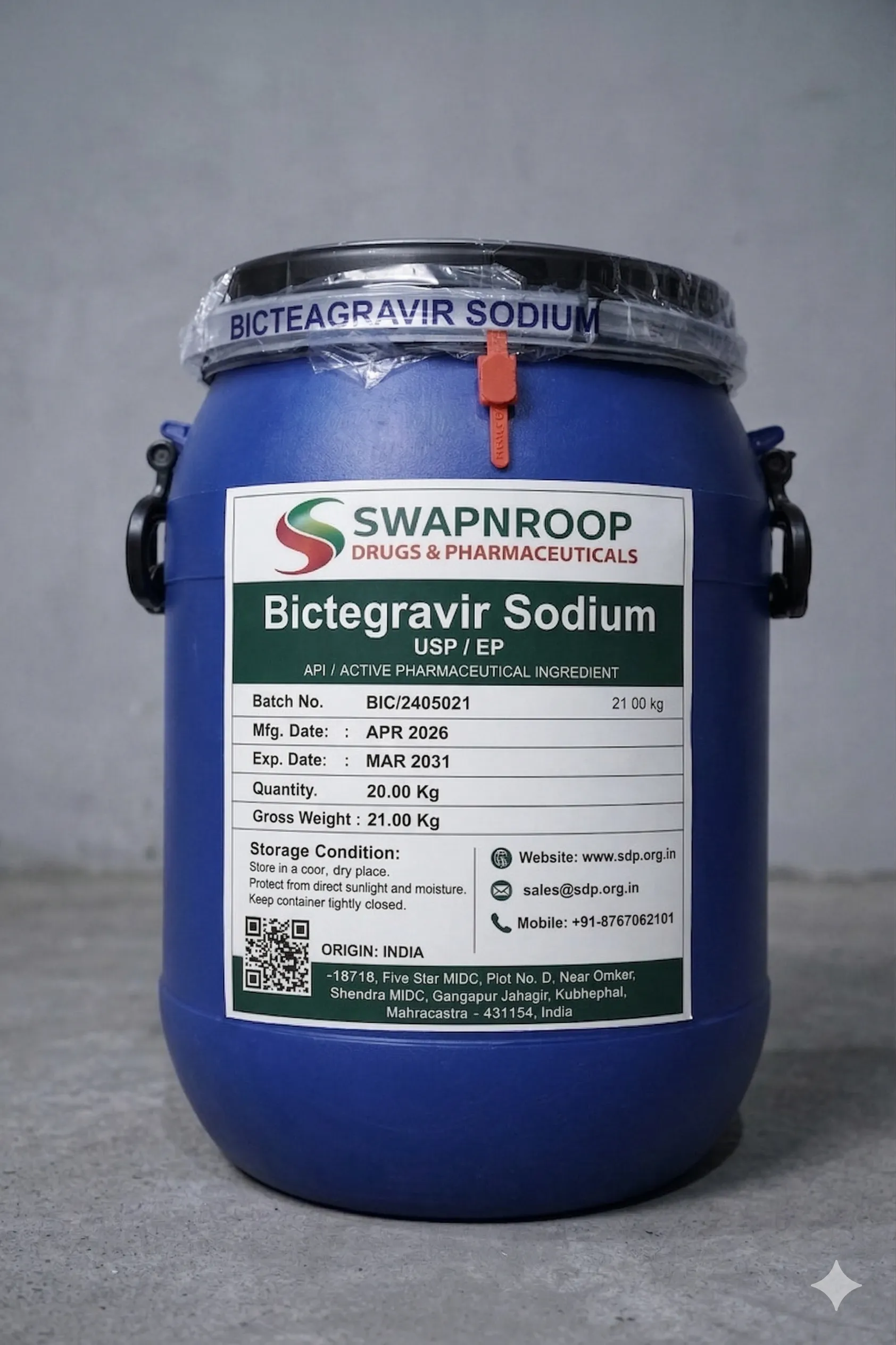 Bictegravir Sodium API