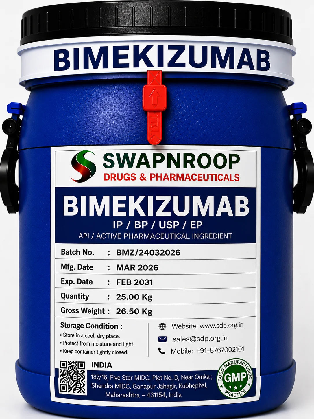 Bimekizumab API Manufacturer India