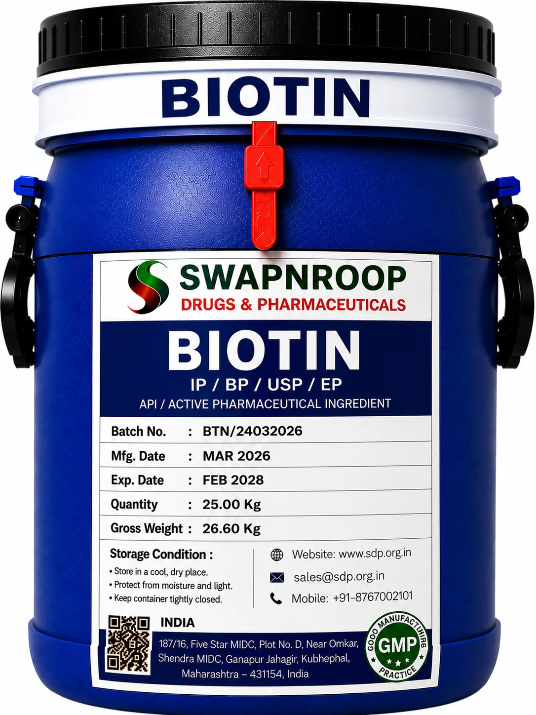 Biotin API Manufacturer India
