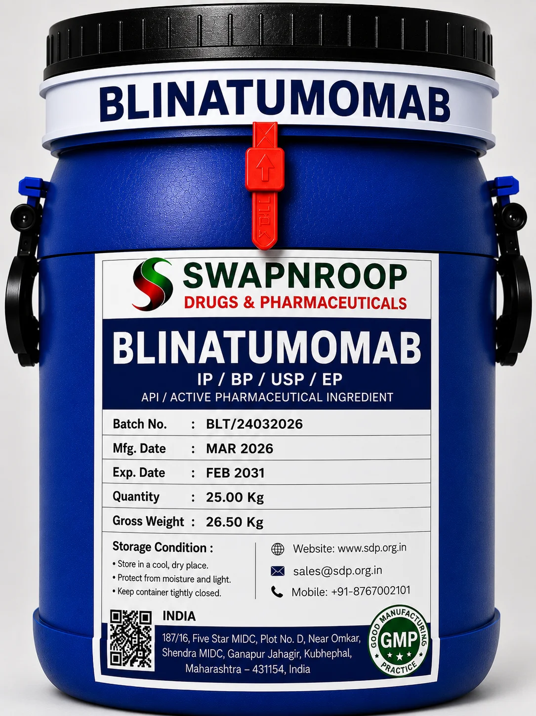 Blinatumomab API Manufacturer India