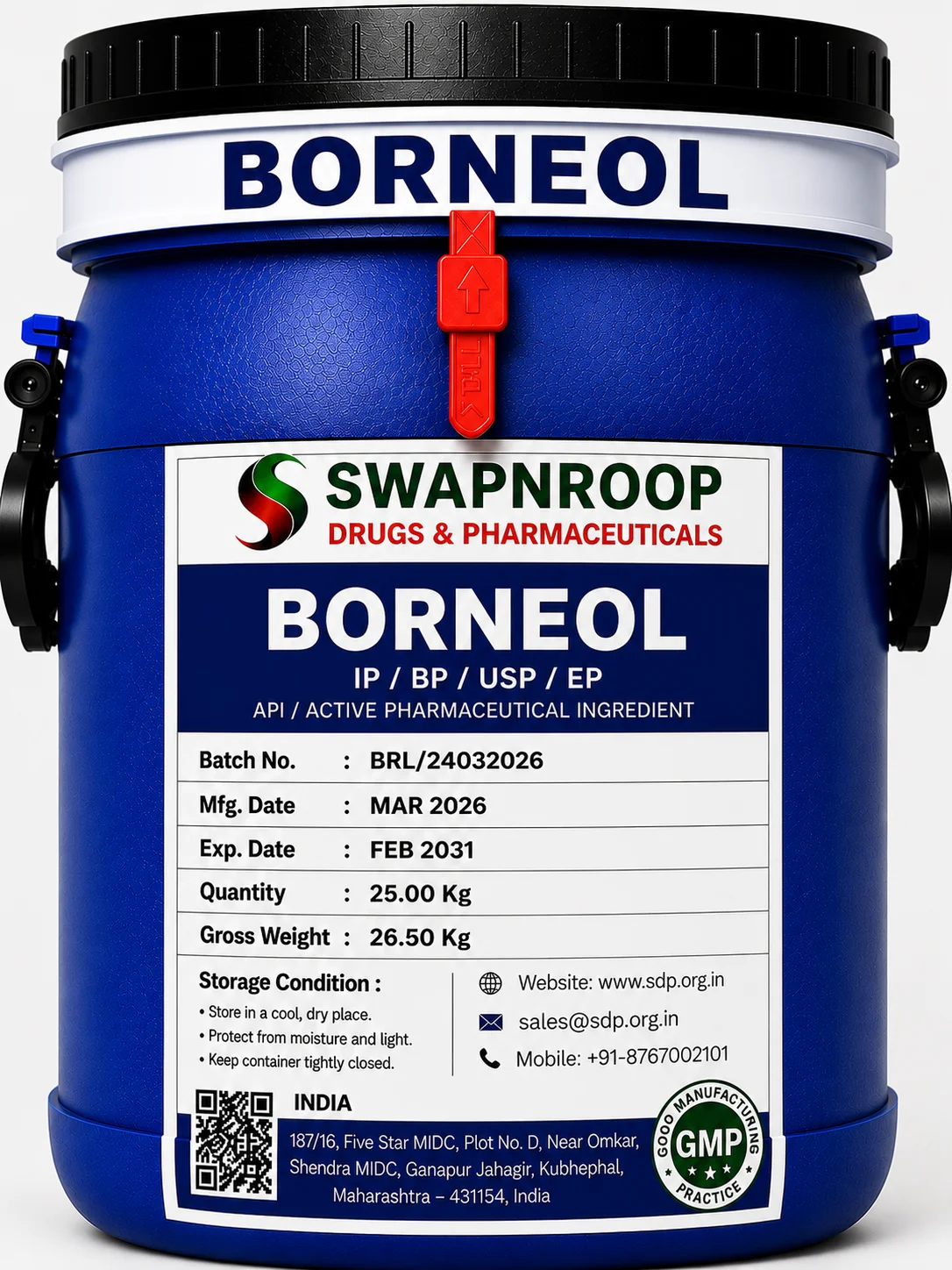Borneol API Manufacturer India