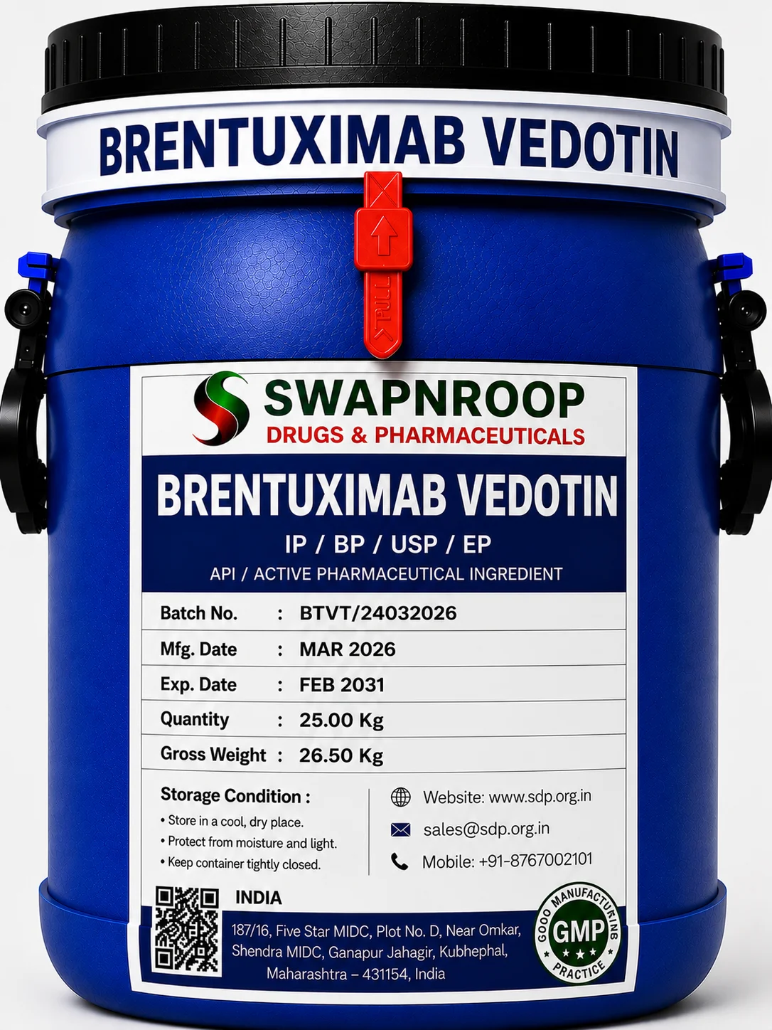 Brentuximab Vedotin API Manufacturer India