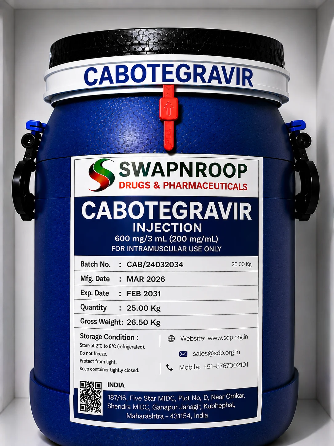Cabotegravir API