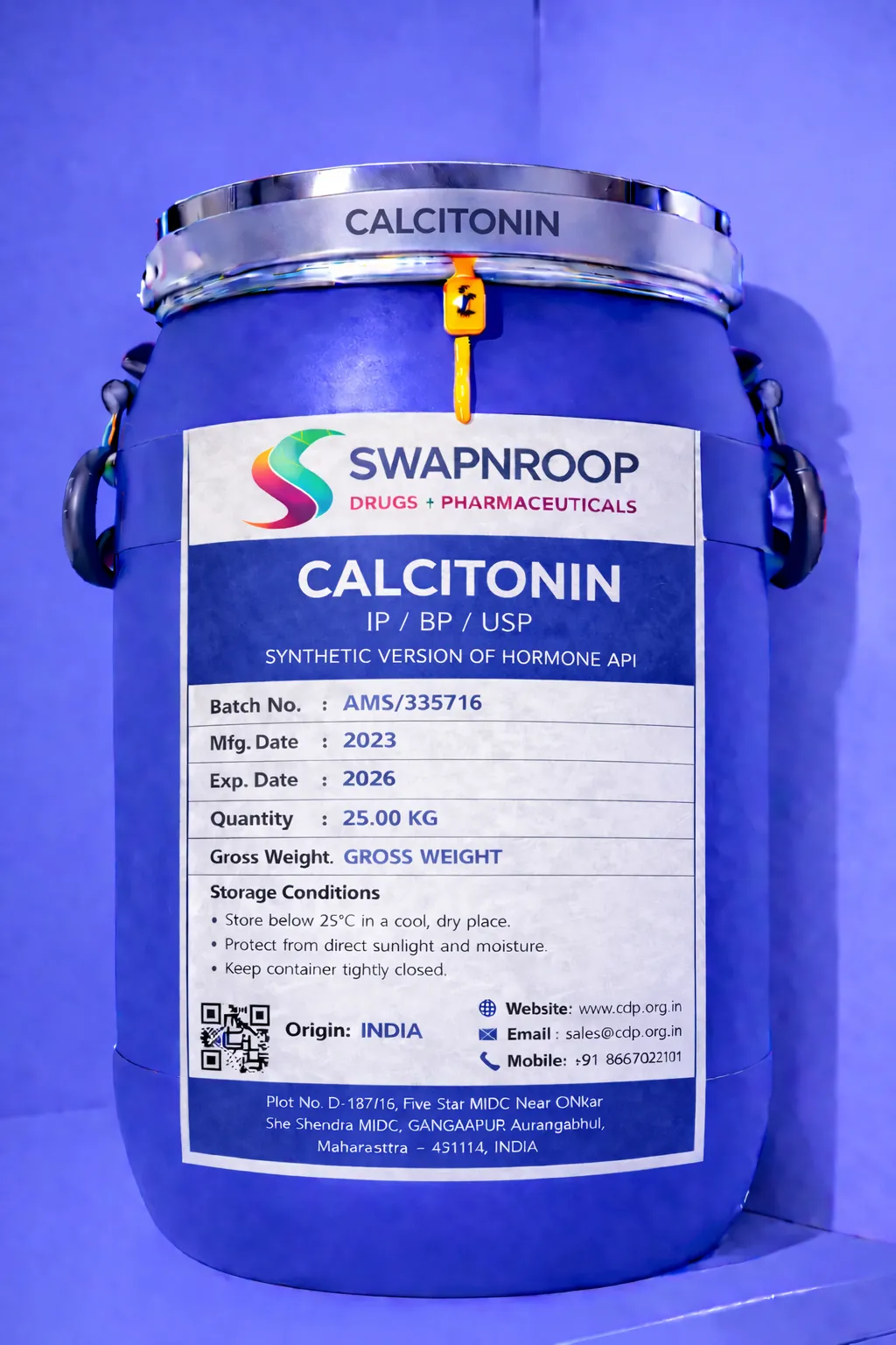 Calcitonin API (IP/BP/EP/USP)